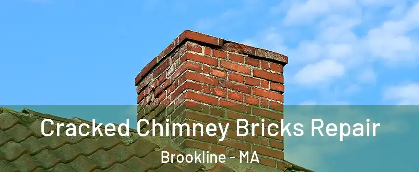  Cracked Chimney Bricks Repair Brookline - MA
