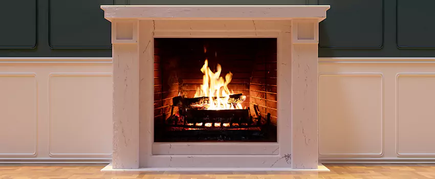 Decorative Electric Fireplace Installation in Brookline, Massachusetts
