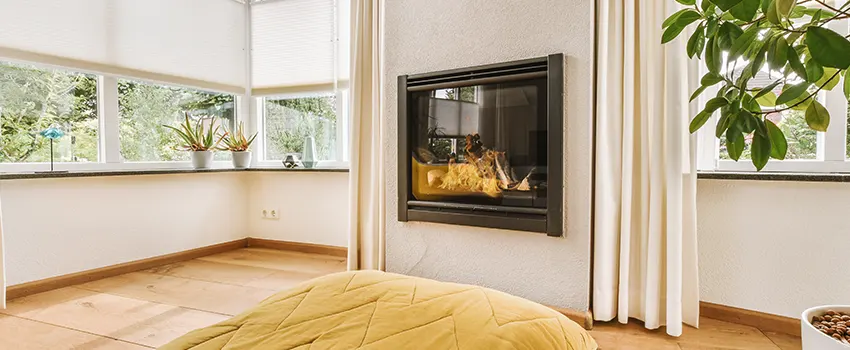 Residential Fireplace Ceramic Glass Installation in Brookline, MA