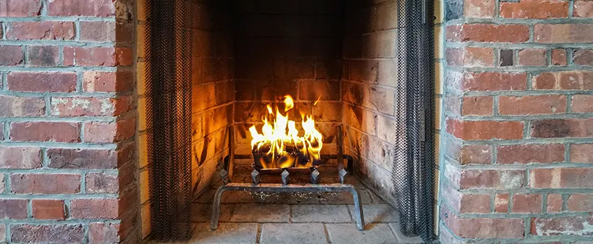 Repairing Damaged Fireplace Tiles in Brookline, Massachusetts