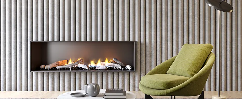 Town & Country Outdoor Fireplace in Brookline, MA