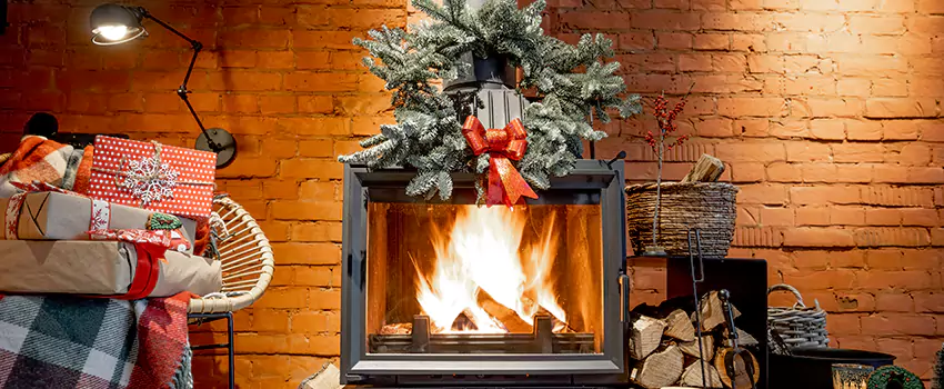 Travis Industries Linear Gas Fireplace Installation in Brookline, Massachusetts