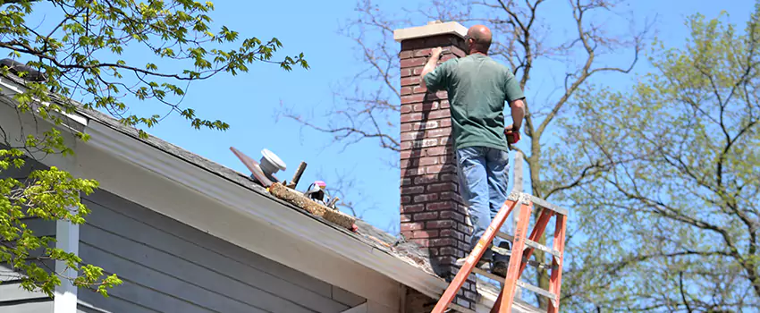 Vinyl and PVC Chimney Flashing Installation in Brookline, MA