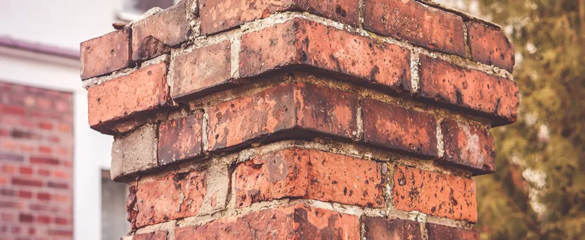 Cracked Chimney Bricks Repair Cost in Brookline, Massachusetts